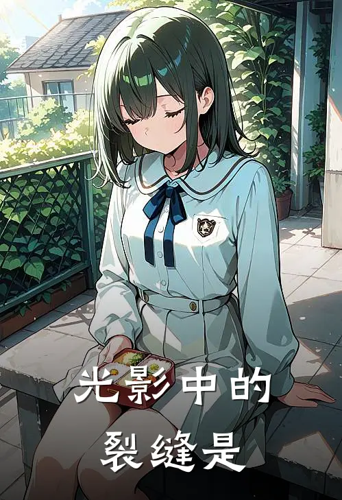 光影中的裂缝是