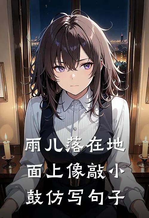 雨儿落在地面上像敲小鼓仿写句子