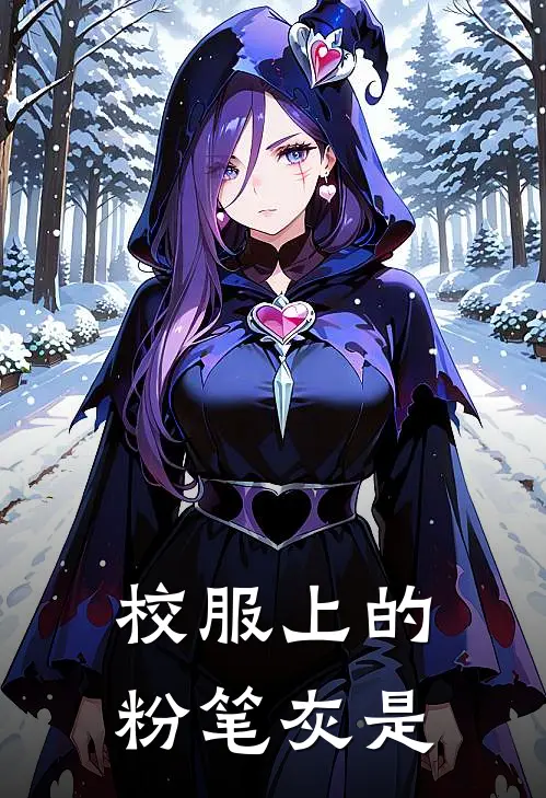 校服上的粉笔灰是