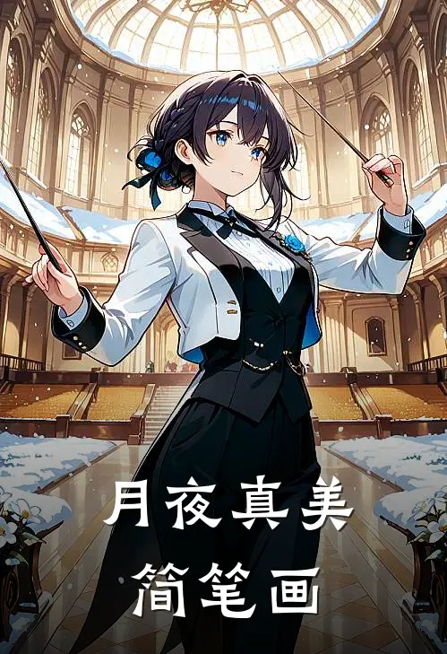 月夜真美简笔画